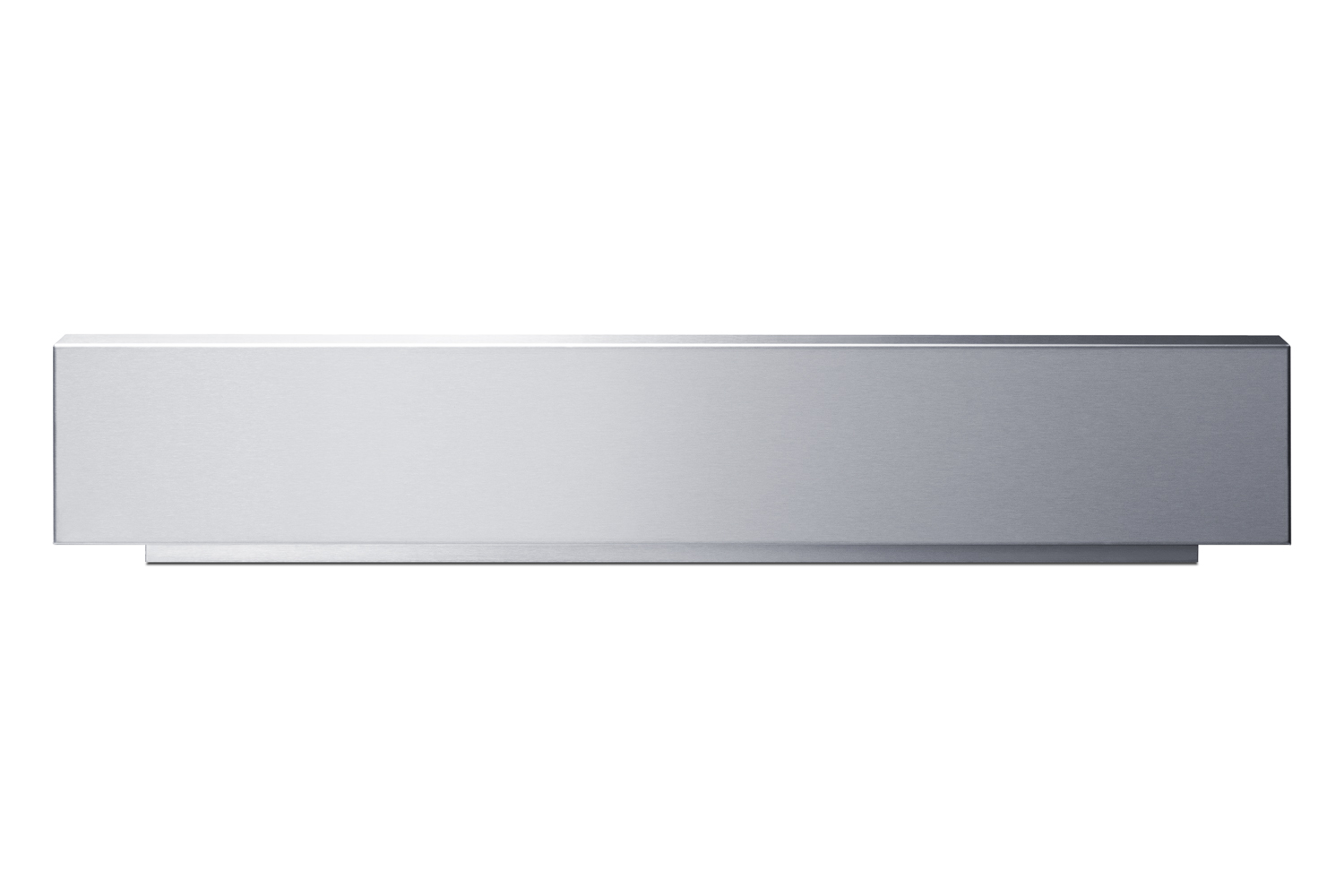 Wall oven trim kit in stainless steel for installation with Summit SGWOGD27 or other 27